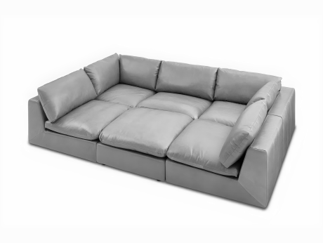 Диван большой из экокожи Nappa Тромпетенбаум C978046